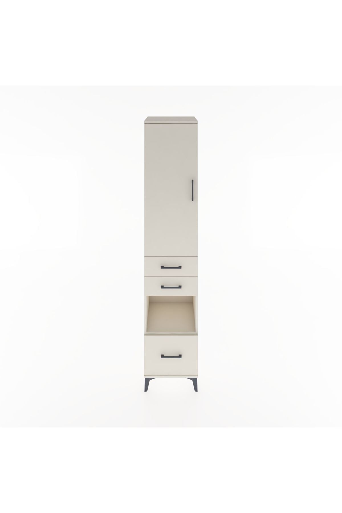 Hyperion Dolap 3 Raflı 3 Çekmeceli Tek Askılı 44x44x221 - S61M161V1B