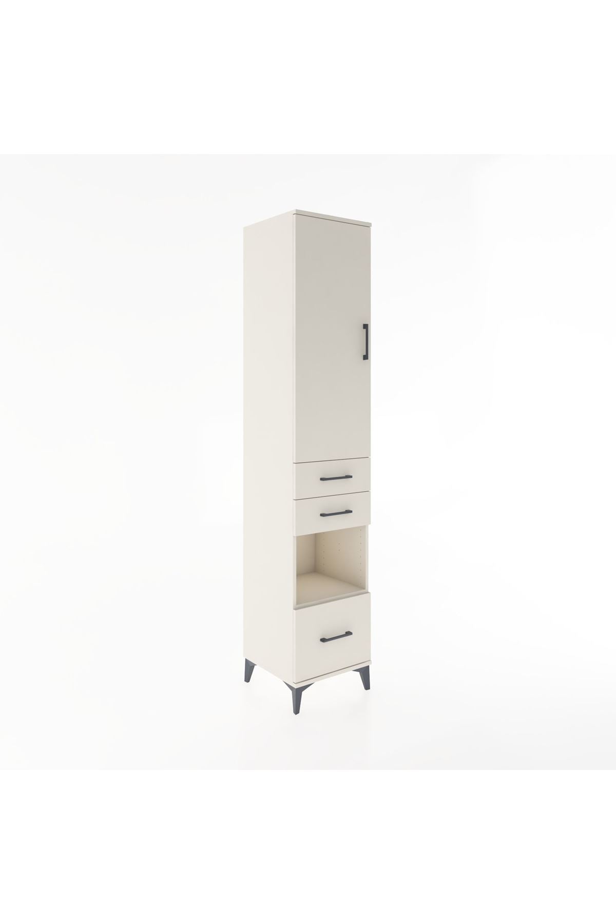 Hyperion Dolap 3 Raflı 3 Çekmeceli Tek Askılı 44x44x221 - S61M161V1B