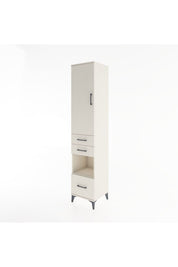 Hyperion Dolap 3 Raflı 3 Çekmeceli Tek Askılı 44x44x221 - S61M161V1B
