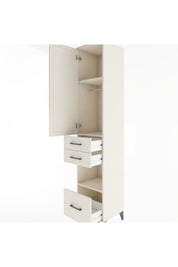 Hyperion Dolap 3 Raflı 3 Çekmeceli Tek Askılı 44x44x221 - S61M161V1B