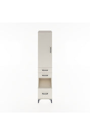 Hyperion Dolap 4 Raflı 3 Çekmeceli Tek Kapaklı 44x44x221 - S61M162V1B