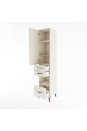Hyperion Dolap 4 Raflı 3 Çekmeceli Tek Kapaklı 44x44x221 - S61M162V1B