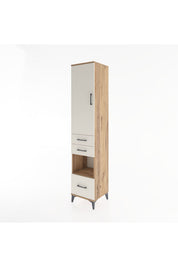 Hyperion Dolap 4 Raflı 3 Çekmeceli Tek Kapaklı 44x44x221 - S61M162V7B