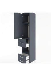 Hyperion Dolap 3 Raflı 3 Çekmeceli Tek Askılı 44x44x221 - S61M163V5B