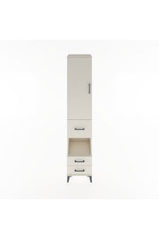 Hyperion Dolap 4 Raflı 3 Çekmeceli Tek Kapaklı 44x44x221 - S61M164V1B