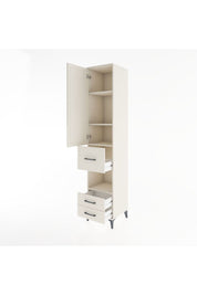 Hyperion Dolap 4 Raflı 3 Çekmeceli Tek Kapaklı 44x44x221 - S61M164V1B