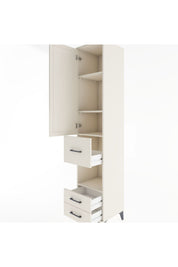 Hyperion Dolap 4 Raflı 3 Çekmeceli Tek Kapaklı 44x44x221 - S61M164V1B