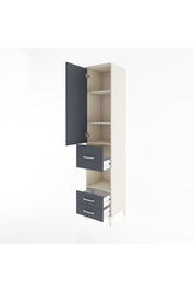 Hyperion Dolap 4 Raflı 3 Çekmeceli Tek Kapaklı 44x44x221 - S61M164V2B