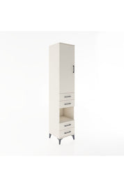Hyperion Dolap 3 Raflı 4 Çekmeceli Tek Askılı 44x44x221 - S61M165V1B