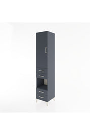 Hyperion Dolap 3 Raflı 4 Çekmeceli Tek Askılı 44x44x221 - S61M165V5B
