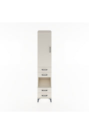 Hyperion Dolap 4 Raflı 4 Çekmeceli Tek Kapaklı 44x44x221 - S61M166V1B