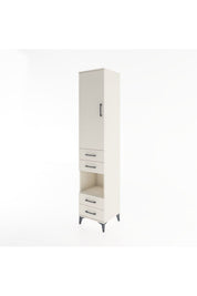 Hyperion Dolap 4 Raflı 4 Çekmeceli Tek Kapaklı 44x44x221 - S61M166V1B