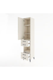 Hyperion Dolap 4 Raflı 4 Çekmeceli Tek Kapaklı 44x44x221 - S61M166V1B