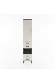 Hyperion Dolap 4 Raflı 4 Çekmeceli Tek Kapaklı 44x44x221 - S61M166V4B