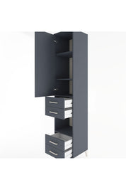 Hyperion Dolap 4 Raflı 4 Çekmeceli Tek Kapaklı 44x44x221 - S61M166V5B
