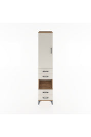 Hyperion Dolap 4 Raflı 4 Çekmeceli Tek Kapaklı 44x44x221 - S61M166V7B
