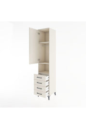 Hyperion Dolap 3 Raflı 4 Çekmeceli Tek Askılı 44x44x221 - S61M169V1B