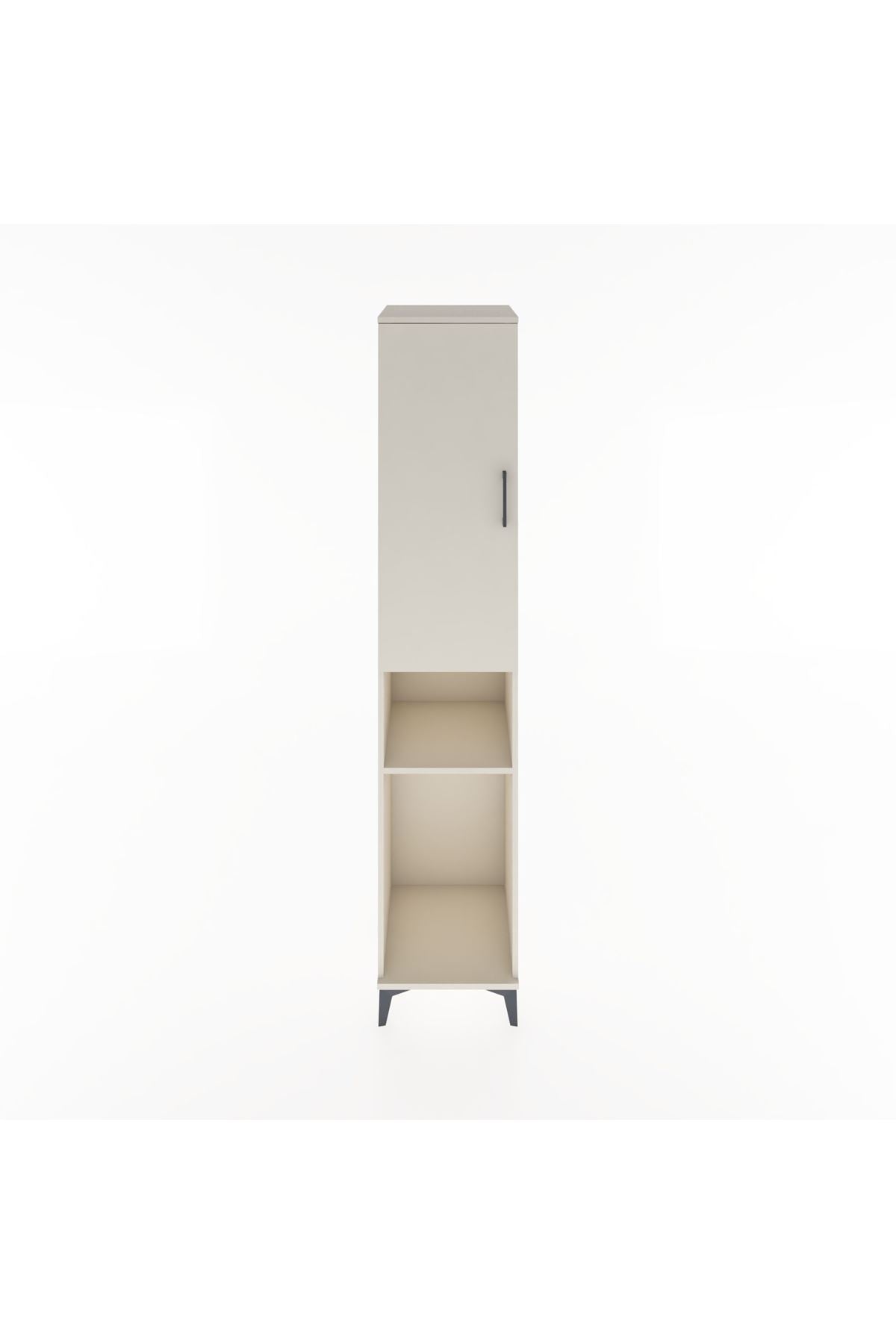 Hyperion Dolap 3 Raflı Tek Kapaklı Tek Askılı 44x44x221 - S61M171V1B