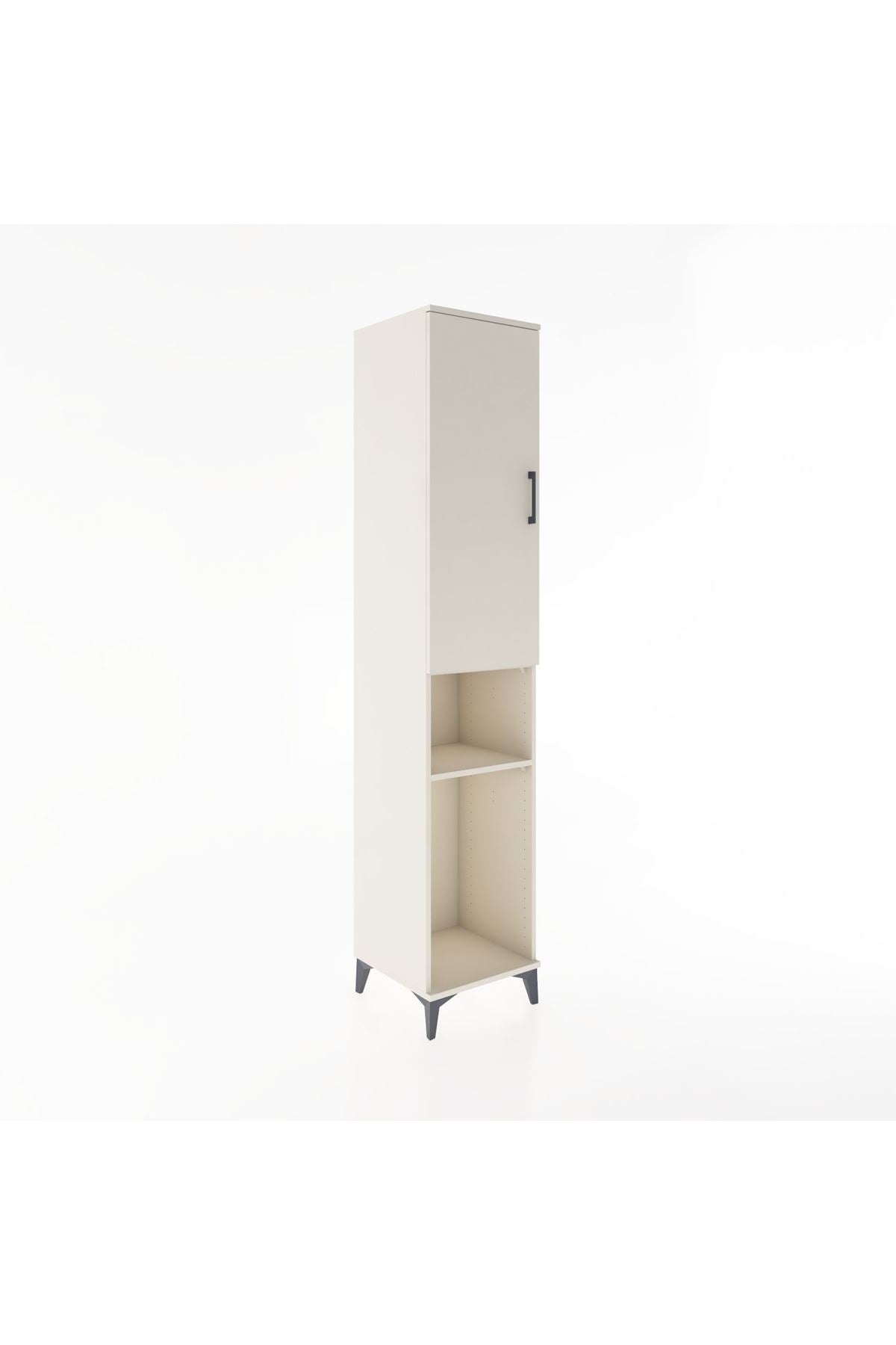 Hyperion Dolap 3 Raflı Tek Kapaklı Tek Askılı 44x44x221 - S61M171V1B