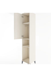 Hyperion Dolap 3 Raflı Tek Kapaklı Tek Askılı 44x44x221 - S61M171V1B