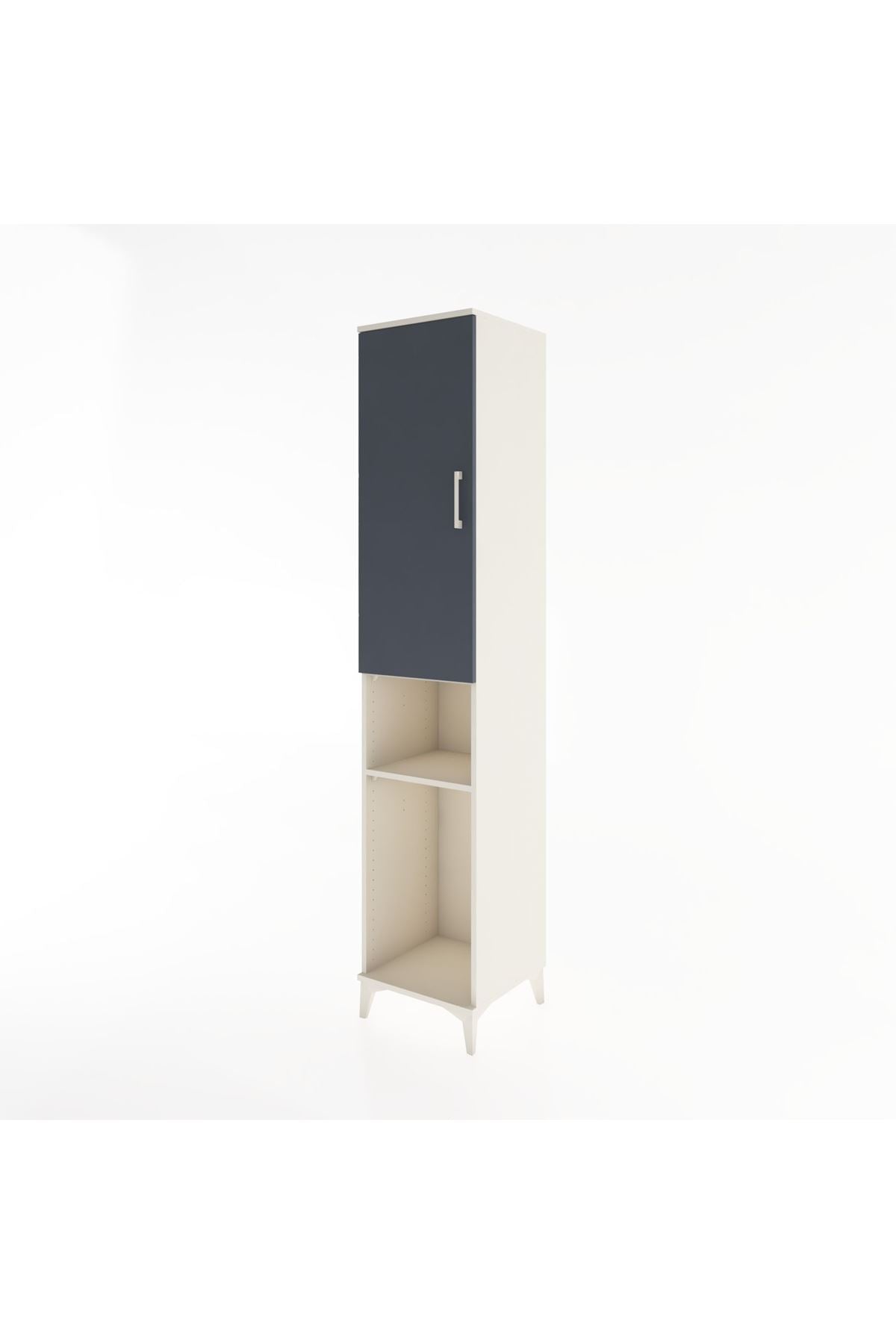 Hyperion Dolap 3 Raflı Tek Kapaklı Tek Askılı 44x44x221 - S61M171V2B