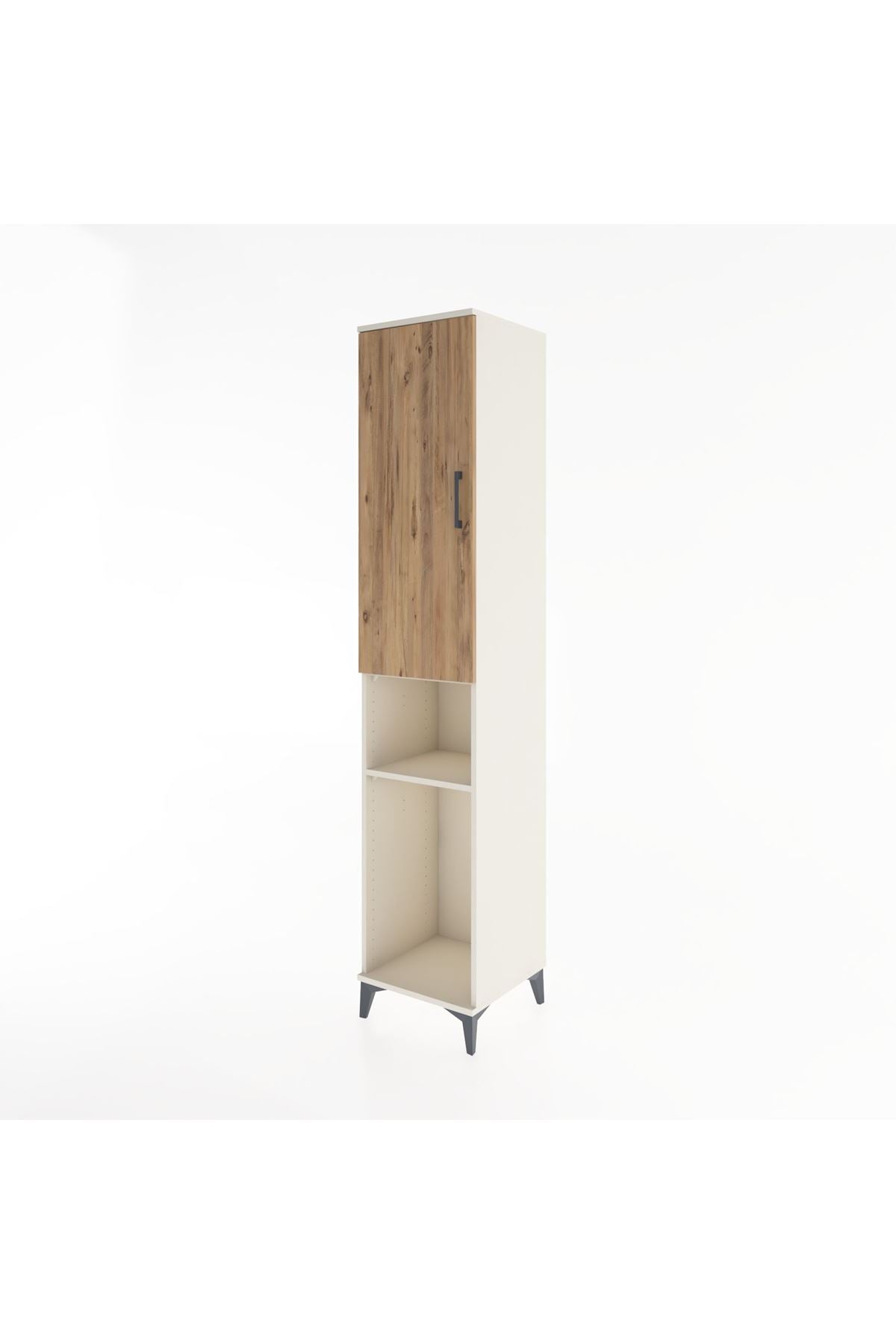 Hyperion Dolap 3 Raflı Tek Kapaklı Tek Askılı 44x44x221 - S61M171V3B
