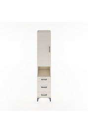 Hyperion Dolap 4 Raflı 3 Çekmeceli Tek Kapaklı 44x44x221 - S61M172V1B