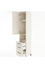 Hyperion Dolap 3 Raflı 3 Çekmeceli Tek Askılı 44x44x221 - S61M173V1B