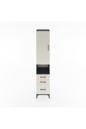 Hyperion Dolap 3 Raflı 3 Çekmeceli Tek Askılı 44x44x221 - S61M173V4B