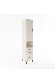 Hyperion Dolap 4 Raflı 3 Çekmeceli Tek Kapaklı 44x44x221 - S61M174V1B