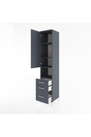 Hyperion Dolap 4 Raflı 3 Çekmeceli Tek Kapaklı 44x44x221 - S61M174V5B