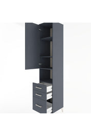 Hyperion Dolap 4 Raflı 3 Çekmeceli Tek Kapaklı 44x44x221 - S61M174V5B