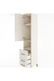 Hyperion Dolap 3 Raflı 3 Çekmeceli Tek Askılı 44x44x221 - S61M175V1B