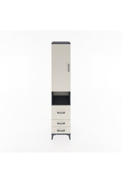 Hyperion Dolap 3 Raflı 3 Çekmeceli Tek Askılı 44x44x221 - S61M175V4B