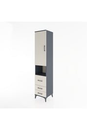 Hyperion Dolap 3 Raflı 3 Çekmeceli Tek Askılı 44x44x221 - S61M175V4B