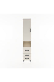 Hyperion Dolap 4 Raflı 3 Çekmeceli Tek Kapaklı 44x44x221 - S61M176V1B