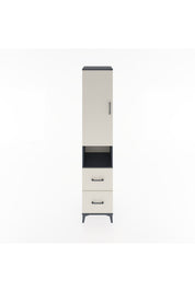 Hyperion Dolap 3 Raflı 2 Çekmeceli Tek Askılı 44x44x221 - S61M177V4B