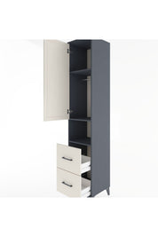 Hyperion Dolap 3 Raflı 2 Çekmeceli Tek Askılı 44x44x221 - S61M177V4B