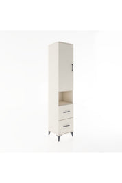 Hyperion Dolap 4 Raflı 2 Çekmeceli Tek Kapaklı 44x44x221 - S61M178V1B