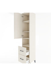 Hyperion Dolap 4 Raflı 2 Çekmeceli Tek Kapaklı 44x44x221 - S61M178V1B