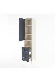 Hyperion Dolap 4 Raflı 2 Çekmeceli Tek Kapaklı 44x44x221 - S61M178V2B