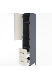 Hyperion Dolap 4 Raflı 2 Çekmeceli Tek Kapaklı 44x44x221 - S61M178V4B