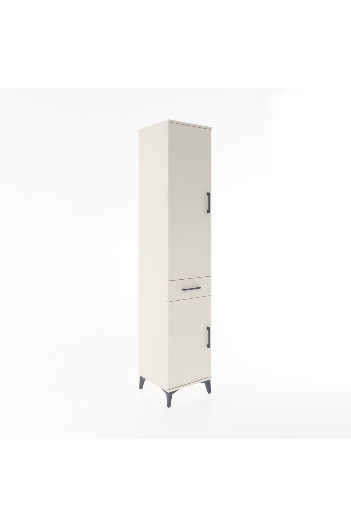 Hyperion Dolap 4 Raflı Tek Çekmeceli 2 Kapaklı 44x44x221 - S61M180V1B