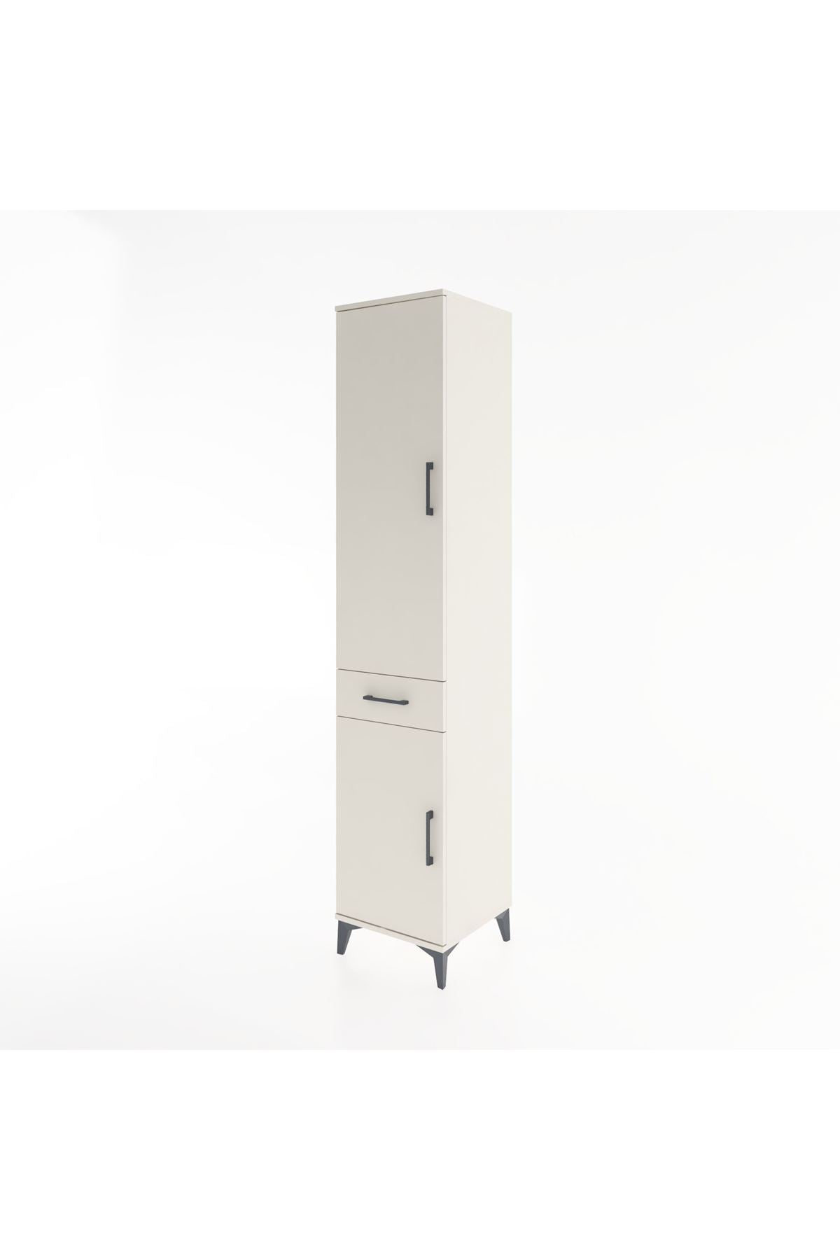 Hyperion Dolap 4 Raflı Tek Çekmeceli 2 Kapaklı 44x44x221 - S61M180V1B