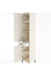Hyperion Dolap 4 Raflı Tek Çekmeceli 2 Kapaklı 44x44x221 - S61M180V1B