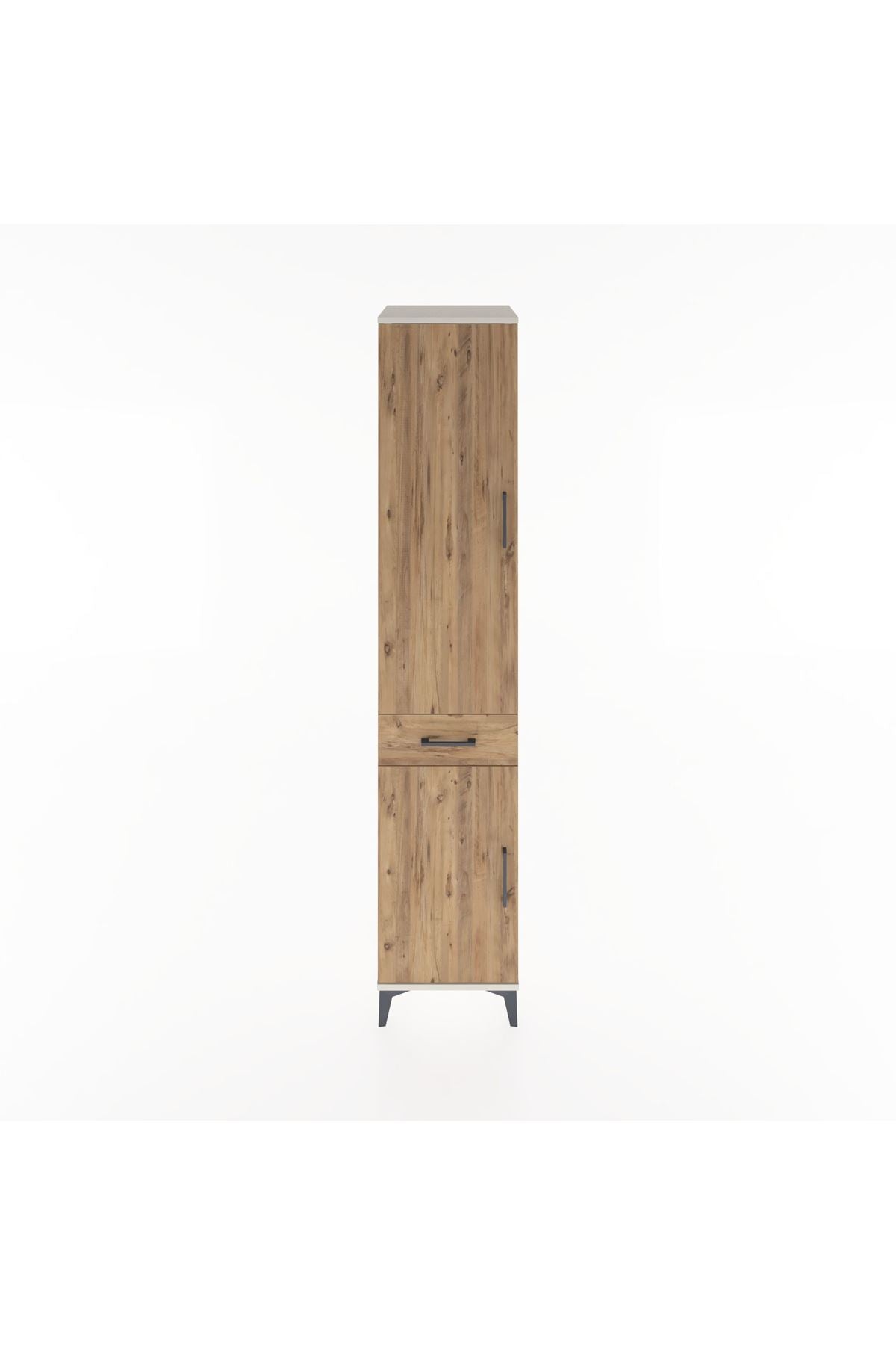 Hyperion Dolap 4 Raflı Tek Çekmeceli 2 Kapaklı 44x44x221 - S61M180V3B