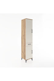 Hyperion Dolap 4 Raflı Tek Çekmeceli 2 Kapaklı 44x44x221 - S61M180V7B