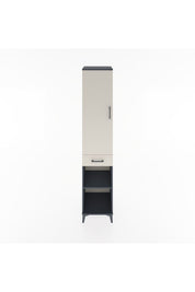 Hyperion Dolap 3 Raflı Tek Çekmeceli Tek Askılı 44x44x221 - S61M181V4B