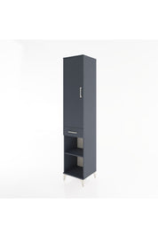 Hyperion Dolap 3 Raflı Tek Çekmeceli Tek Askılı 44x44x221 - S61M181V5B