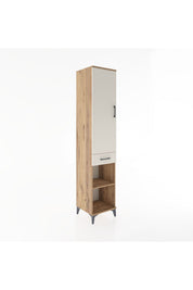 Hyperion Dolap 3 Raflı Tek Çekmeceli Tek Askılı 44x44x221 - S61M181V7B